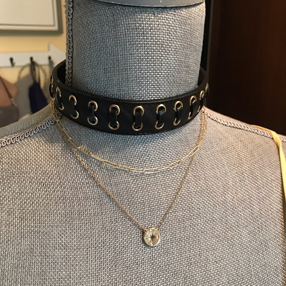 Burberry leather wrap bracelet